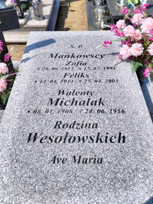 Dodatkowe zdjęcie nagrobka