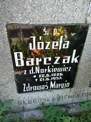 Dodatkowe zdjęcie nagrobka