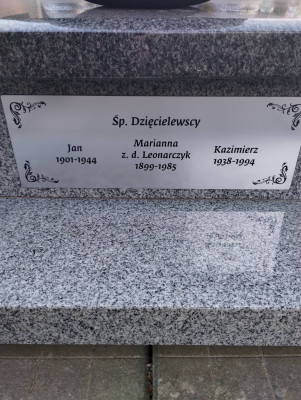 Dodatkowe zdjęcie nagrobka