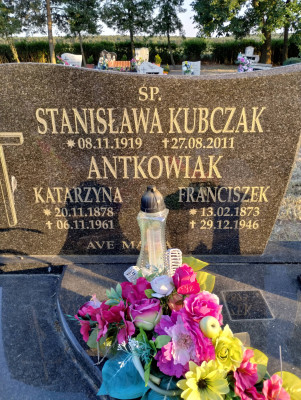 Dodatkowe zdjęcie nagrobka
